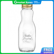 Airtight Container 1L Jam Jar Juice Glass Bottle Bormioli Milk Bottle Glass Food Container