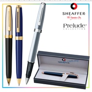 RM599 Sheaffer Prelude Pen Ballpoint COBALT BLUE GOLD Palladium RollerBall Brushed Chrome Silver Lam