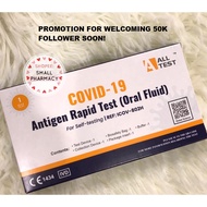 ALLtest saliva antigen test kit 1s Covid 19 Home Test Kit - Pls add bubble wrap,NOT free &amp; NOT included EXPIRY 04/25