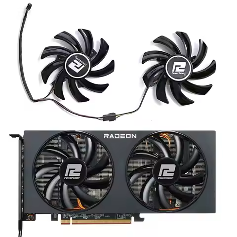 85MM 4PIN T129215BU FDC10U12S9-C GPU Fan for PowerPower RX 6700XT 6600XT 6600 6650XT6500XT RX 5700XT