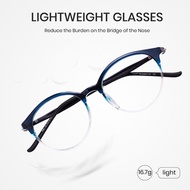 Cyxus Anti Blue Light Computer Glasses Vintage Round Reading Eyewear for Men/Women 8066