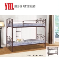 YHL Carter Single Metal Double Decker Bed Frame (Free Delivery And Installation)