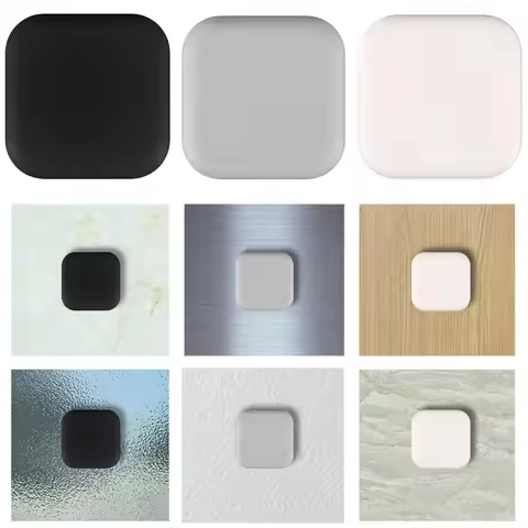 Silicone Door Stop Quiet Wall Shield Cushion Self-adhesive Wall Protector Pad for Home Wall & Door