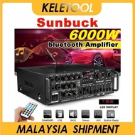 326BT 6000w Amplifier Bluetooth Version Stereo 2 Channel Hifi Stereo Power Car Auto Audio Household 