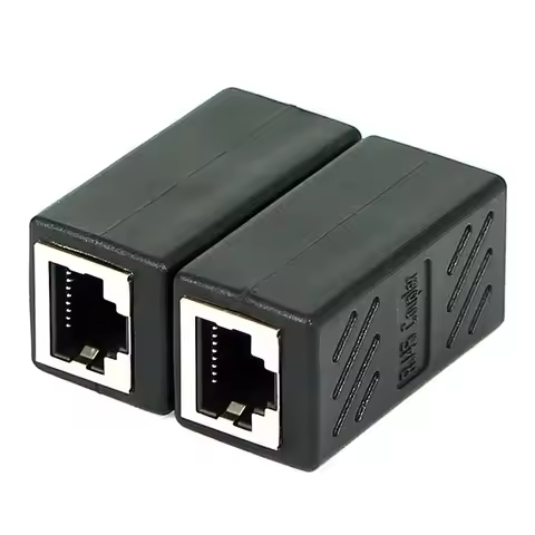 Network Cable Connector RJ45 Network Straight-Through Head Computer Broadband Network Cable Extensio