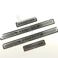 For Nissan FRONTIER PRO 4X 2017~2024 Stainless Sticker Door Sill Scuff Plate Guards Threshold Pedal