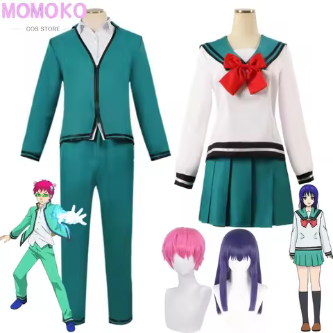 Anime Saiki Kusuo Teruhashi Kokomi The Disastrous Life Of Saiki K Cosplay Costume Wig School Jk Unif