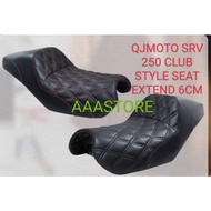 QJmoto SRV 250/SRV 250AMT Club style seat(extended 6cm)