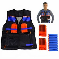 【In Stock】Adult Tactical Vest Kit for Nerf Guns Series with Refill Darts,Dart Pouch, Reload Clips, Tactic