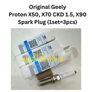 (1set=3pcs) Original Geely Proton X50, X70 CKD 1.5, X90 Spark Plug
