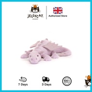 Jellycat doll Lavender Dragon with jellycat bag festival jellycat fromLondon soft and skin friendly