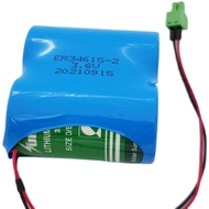 ER34615-2 Parallel 3.6V Flowmeter Battery Pack Disposable non Rechargeable
