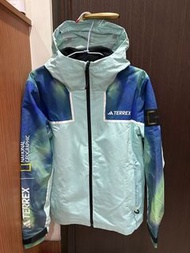 女裝外套 Adidas TERREX x National Geographic Jacket 三合一 防水防風禦寒 多功能 Size M 全新連牌