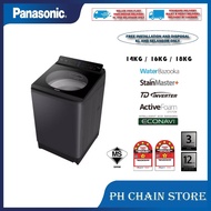 PANASONIC NA-FD145V3BT NA-FD165V3BT NA-FD180V3BT 14.5KG 16.5KG 18KG TOP LOAD TD INVERTER WASHER