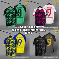 🔥 JERSEY MURAH 🔥BAJU NAMA SENDIRI / JERSI LELAKI DAN PEREMPUAN / BOLA SEPAK HOKI BOLA TAMPAR FUTSAL