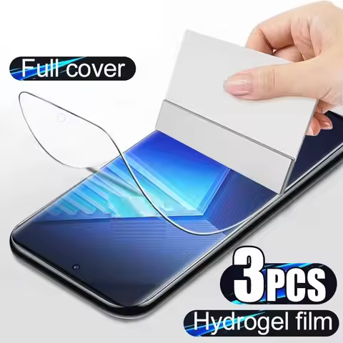 3PCS Screen Protector Hydrogel Film For Xiaomi Redmi Note 10 11 12 9 8 7 Pro Plus 5G 11S 10S 9S12 13