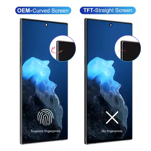 Tested TFT For Samsung Galaxy Note 10 Plus N975 N976 Lcd Digital Touch Screen with Frame for Samsung