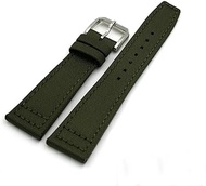 20mm 21mm 22mm Canvas Leather Watch Band Strap Fits for IWC Pilot's Watches