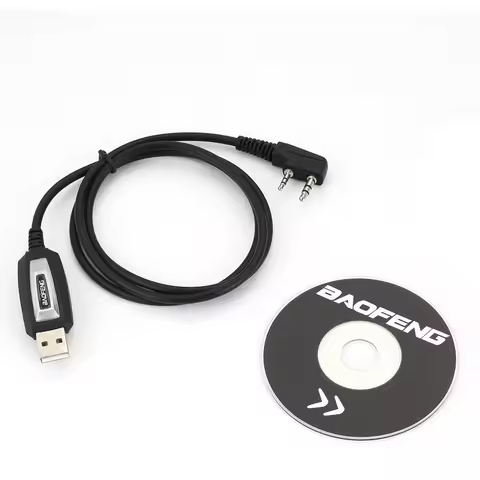 for Baofeng Walkie Talkie UV-5R Serise BF-888S Kenwood Wouxun Accessories Kit USB Programming Cable