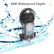 Sports Camera Dive Case Waterproof Housing Protective Case Underwater 50M Silicone Cover For Insta360 X3 Action Camera