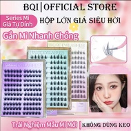 BQI glue sunflower false eyelashes, natural eyelashes, easy to use, large box