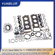 Engine Part Full Gasket Set Fit 3.0 L V6 Diesel OM642 For 11-19 MERCEDES-BENZ C350 G350 CLS350 E350 