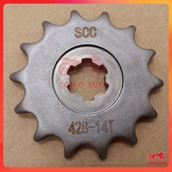 MODENAS KRISS FRONT REAR SPROCKET/SPROCKET DEPAN 428/420/415 (13T - 15T)