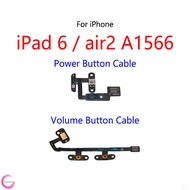 Power Button Switch Volume Mute Button On / Off Flex Cable For iPad 6 air 2 A1566