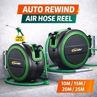 Retractable Air Hose Reel Auto Rewind 10M/15M/20M/25M | Wall Mount Compressor Hos Angin Garage