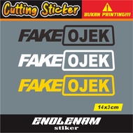 Fake Ojek Cutting Stickers
