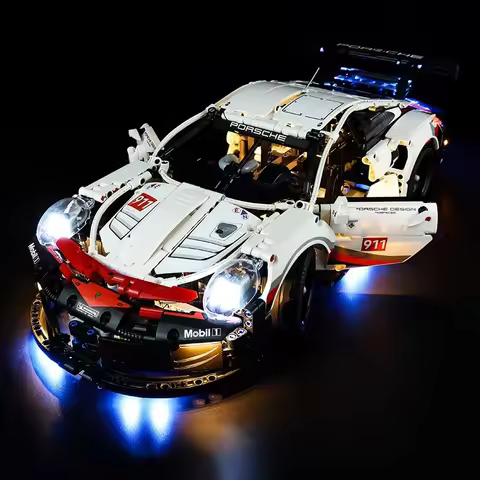 LED Lighting Set Suitable for LEGO Porsche 911 RSR 42096 Lighting Gift (Excluding Building Blocks)