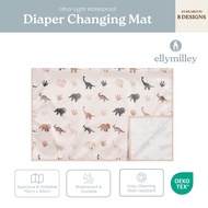 Elly Milley Ultra-Light Waterproof Diaper Changing Mat, Mattress Protector, Foldable for Travel, Stain &amp; Leak Proof Mat, Light Weight Changing Mat