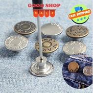 17mm Replacement Jeans Button Jeans replacement button without sewing, convenient screwdriver button