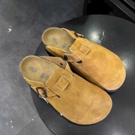 Birkenstock Boston Clog “STUSSY CARAMEL” mules