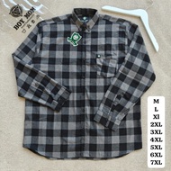 KEMEJA Jumbo Men's Flannel Shirt BIG Size 5XL - 6XL - 7XL Oversized Men's Flannel Shirt Flannel Shir