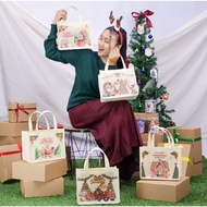 Christmas CHARACTER SPUNBOND BAG / MERRY CHRISTMAS SPUNBOND BAG / CHRISTMAS SPUNBOND BAG