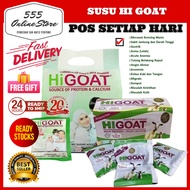 100% Original Higoat Susu Kambing Hi-Goat HIGOAT ORIGINAL HQ 15 Sachet x 21G Sumber Protein Dan Kals