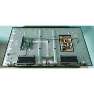 (013) Samsung UA49N5000AK Main Board, Power Board, Tcon Board, Tcon Ribbon, LVDS, Power Bttn. Used T