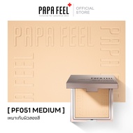 PAPA FEEL แป้งคุมมัน แป้งพับ 10กรัม | แมท | เบลอรูขุมขน | กันเหงื่อ กันน้ํา | SPF30 PA+++ | powder แ
