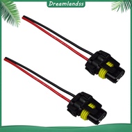 ❖Dreamlandss❖  2x 9005 HB3 9006 Harness Socket Headlight Fog Lamp Female Connector Pig Tail