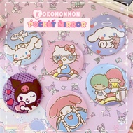 Sanrio Characters Pocket Mirror - Hello Kitty My Melody Little Twin Stars Cinnamoroll Kuromi