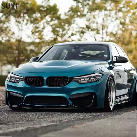 For BMW M3 F80 M4 F82 F83 2015-2020 Front Bumper Lip Splitter Canard Spoiler Body Kit Guard