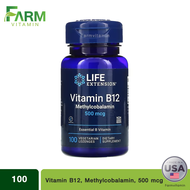 Life Extension Vitamin B12 Methylcobalamin 500 mcg 100 Vegetarian Lozenges