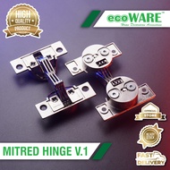 ecoWARE Mitred Hinge Cabinet Door Hinge Furniture Door Hinge Full Overlay Hinge