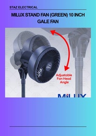 Milux Circulation Fan MGF-10 (Green) – 10 Inch Gale Fan