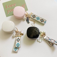 For Baseus Bowie E19 / E16 Case Fashion Canvas/ Cartoon Pendant Silicone Earphone Cover For Baseus e