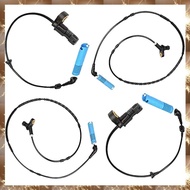 (Y O Q N)4Pcs Front+Rear Car Wheel Speed Sensor for  E46 316 318 320 330 Z4