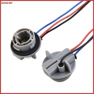 ⛤ECHO-520⛤ 2PCS 1157 Bulb Socket BAY15D Socket P21/5W Adapter Brake Light Socket 〈echo-my〉