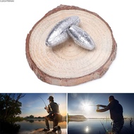 CLEIGHTEEN8H 5pcs 3g/5g/8g/10g/15g/20g/30g/40g Olive Shaped Split Line Sinkers Weights Hook Connecto
