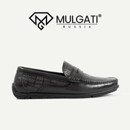 Giày lười nam MULGATI Penny Moccasin dập vân da rắn - K2169